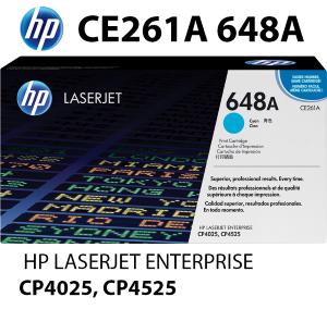 HP CE261A 648A Toner Ciano 11000 pagine  stampanti: HP ColorLaserJet CP4520 n dn xh CP4025 n dn xh CP4525 n dn xh CP4020 n dn xh