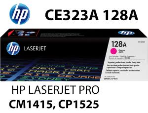 HP CE323A 128A Toner Magenta 1.300 pagine  stampanti: HP LaserJet Pro CM1415 fn fw CP1525 n nw CM1410