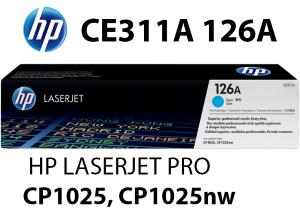 HP CE311A 126A Toner Ciano 1.000 pagine  stampanti: HP LaserJet Pro 100 Color MFP M175a nw CP1025 nw 1020 TopShot M275