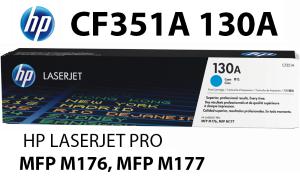 CF351A 130A HP Toner Ciano 1000 pagine  stampanti: HP Color LaserJet Pro M176n M177fw