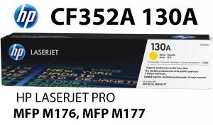 CF352A 130A HP Toner Giallo 1000 pagine  stampanti: HP Color LaserJet Pro M176n M177fw