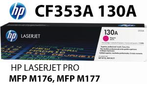CF353A 130A HP Toner Magenta 1000 pagine  stampanti: HP Color LaserJet Pro M176n M177fw