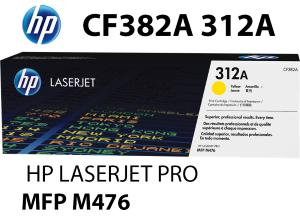 HP CF382A 312A Toner Giallo 2700 pagine  stampanti: HP Color LaserJet Pro M476 dn dw nw