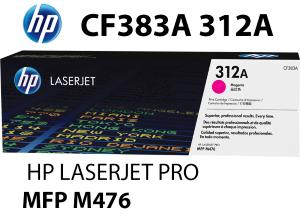 HP CF383A 312A Toner Magenta 2700 pagine  stampanti: HP Color LaserJet Pro M476 dn dw nw