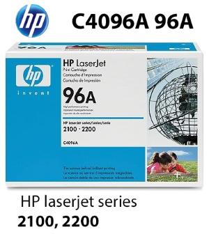 C4096A HP CARTUCCIA TONER NERO alta qualità copertura 5000 pagine  stampanti: HP LASERJET 2100 2100M 2100TN 2200 2200D 2200DN 2200DT 2200DTN